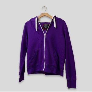 Urban Planet Full Zip Hoodie - Purple